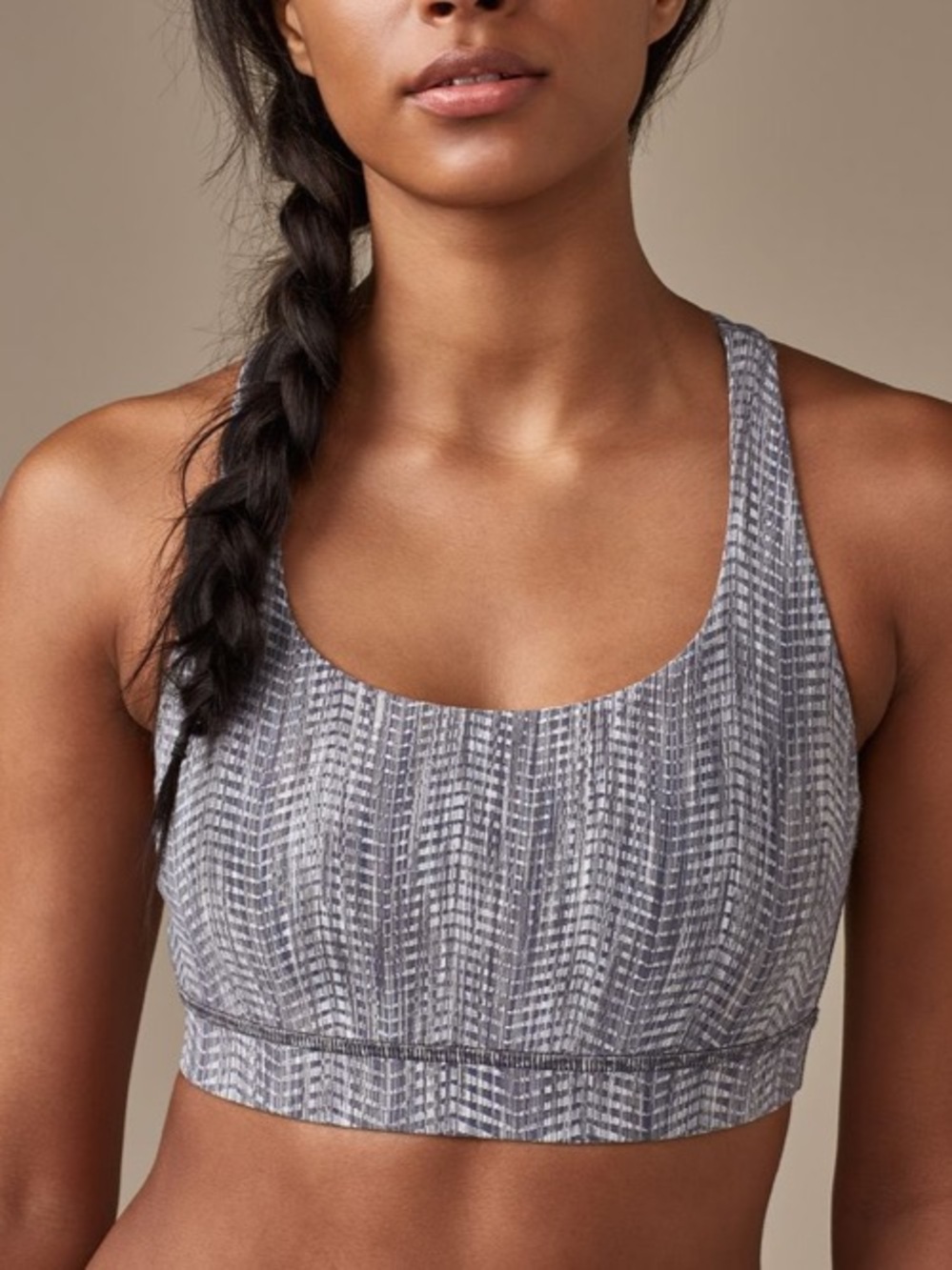 lululemon athletica Gray Energy Strappy Sports Bra - Picture 2 of 9